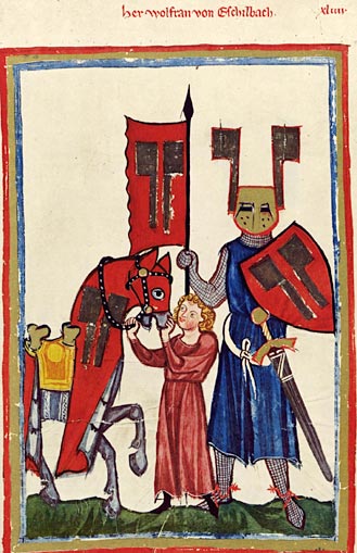 Porträt von Wolfram von Eschenbach