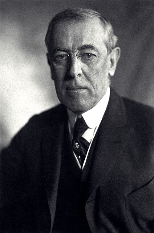 Porträt von Woodrow Wilson